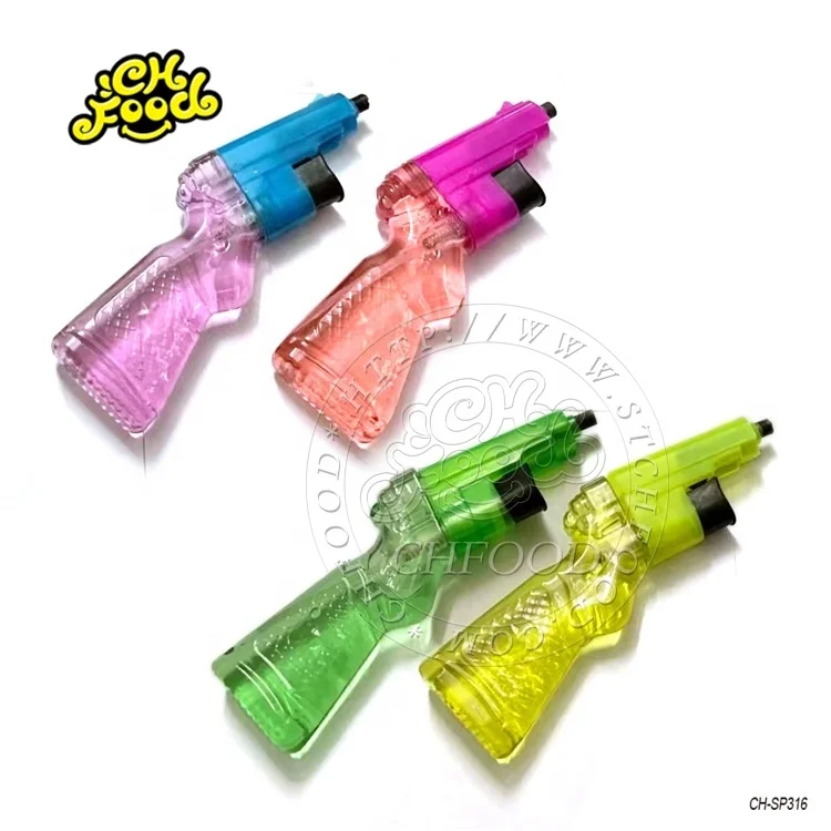 Hot Selling Kids Gun Shape Sour Liquid Spray Candy