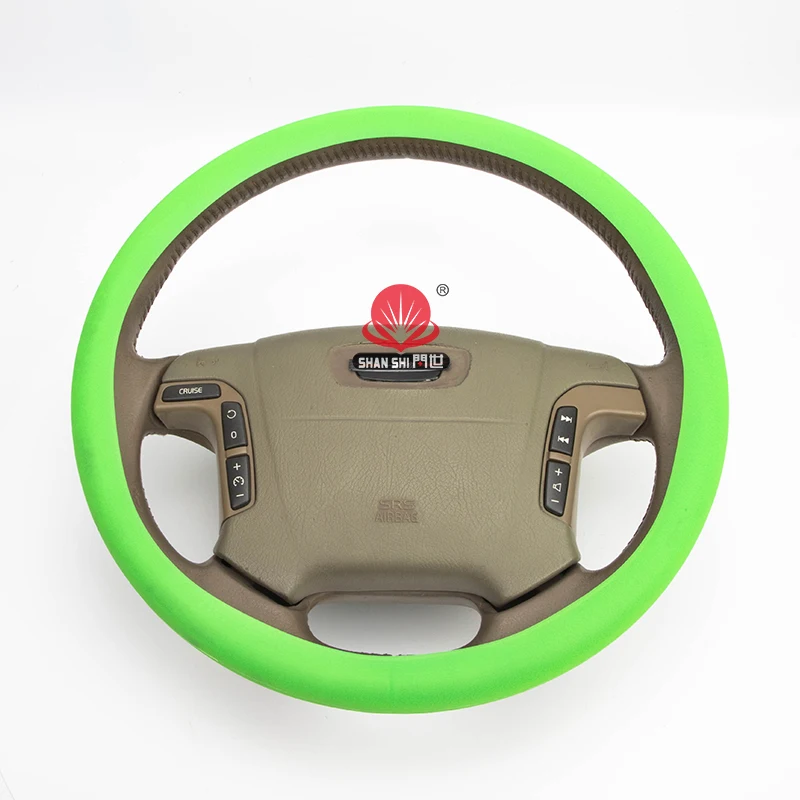 Hot Selling Thinner Design Flexible 34-38 CM Silicone Steering Wheel Cover