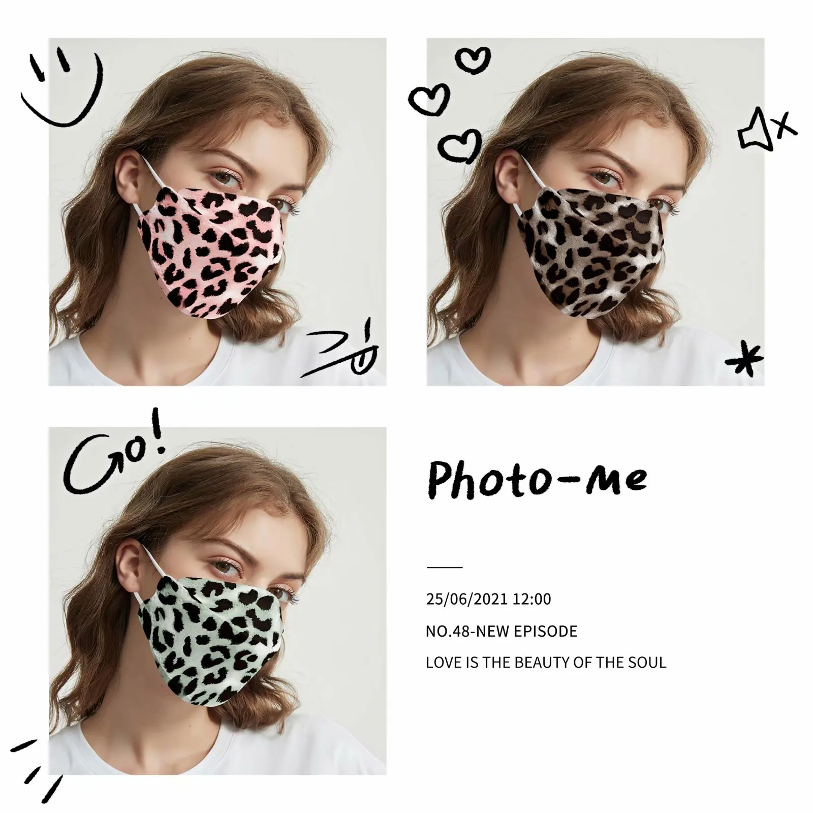 
100% Polypropylene Make-to-order Printed Customized Pattern PP Spunbond Non Woven Fabric for Mask Chinese Cost-effective 