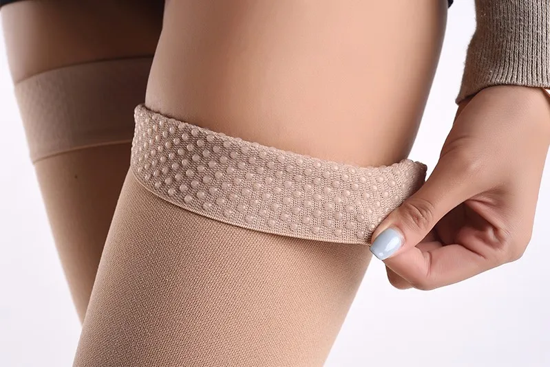 20-30 mmhg Thigh High Compression Socks Varicose Vein Stocking Medical Anti Embolism