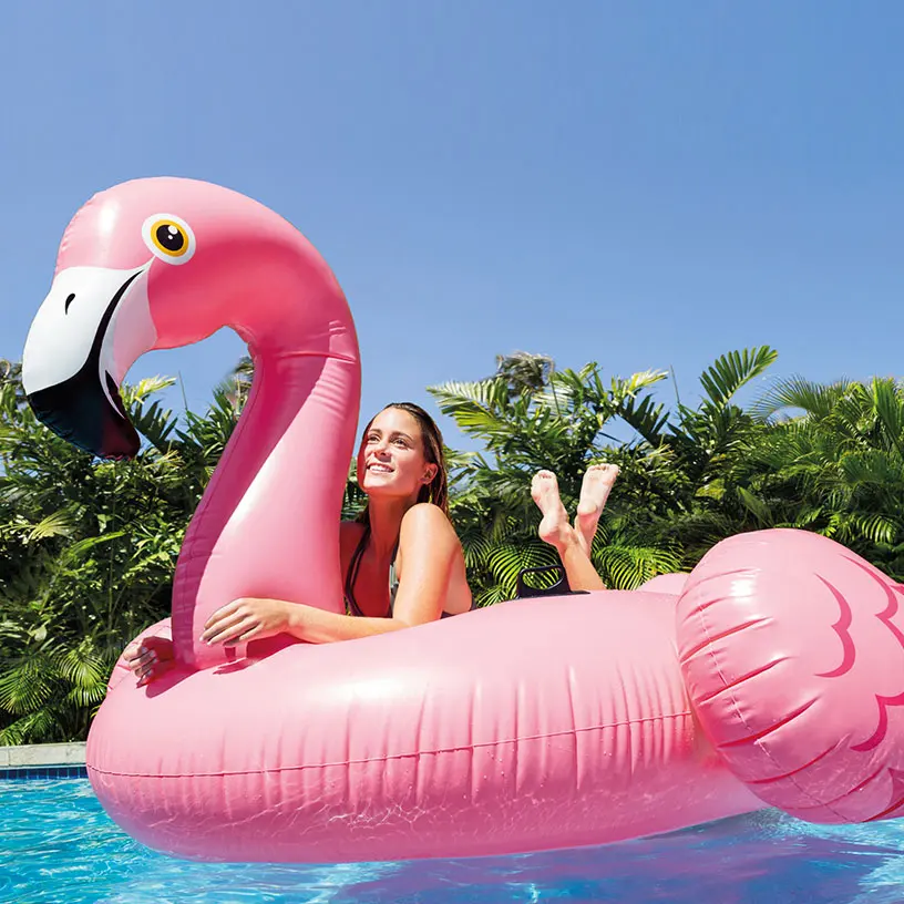 INTEX 56288  pink inflatable flamingo inflatable pool float