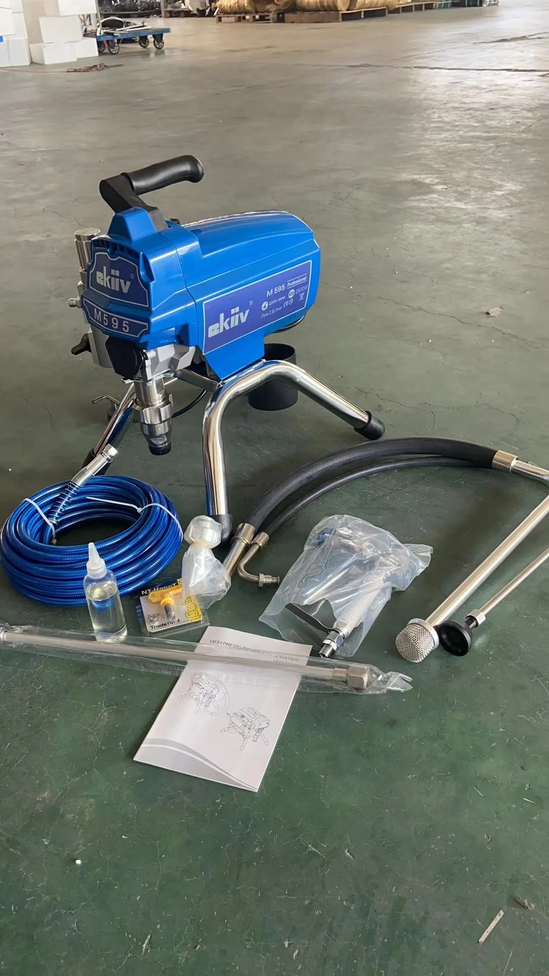 EKIIV High Power Airless Paint Sprayer China low price 3L high pressure spray gun latex paint airless paint sprayer machine