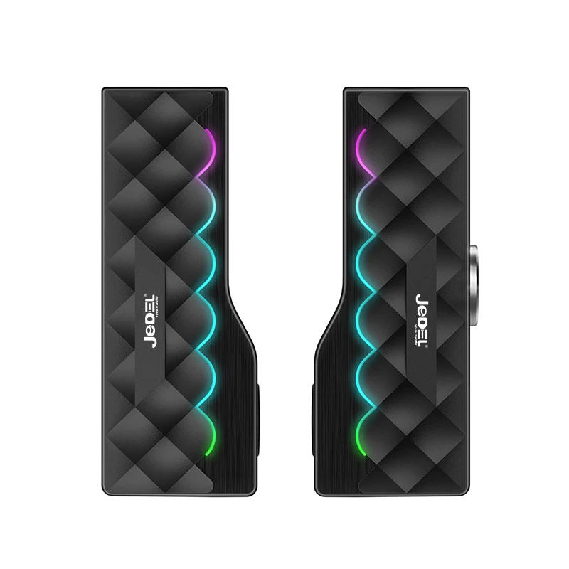 BT RGB Lighting Wireless Sound Bar Speaker 3 watt*2 Computer Mobile Phone Speaker Set