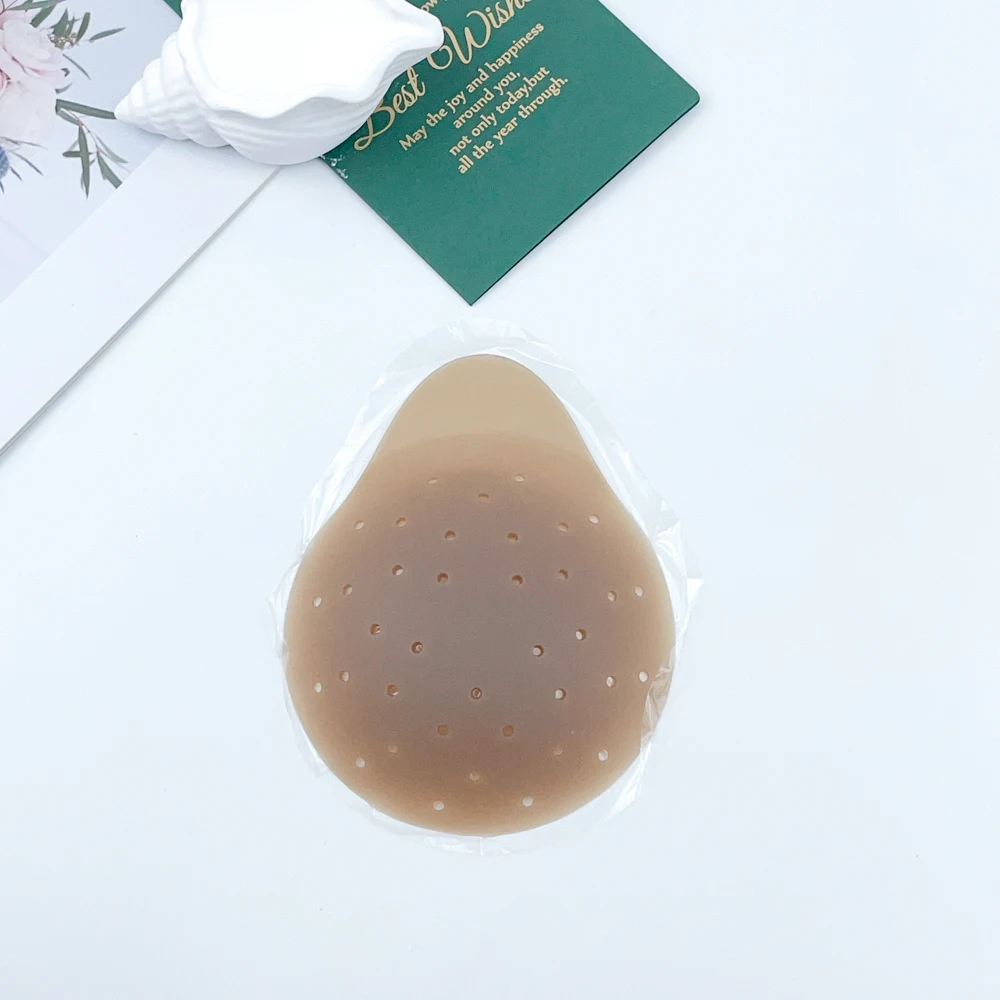 Solid Silicone Chest Patch Lifting Invisible Anti-light Ultra-thin  Support Deep Breathable Silicone Push Up Nipple Covers