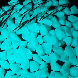 Landscape Glasses In The Dark Green Fluorescent Glow Pebbles Luminous Stones Glowing Rocks For Garden Luminous Glow Stones