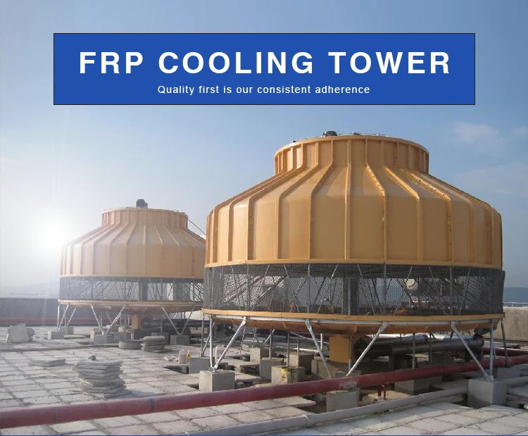 Fiberglass FRP Round Water Cooling Tower Cooling Tower 400t Motor Water