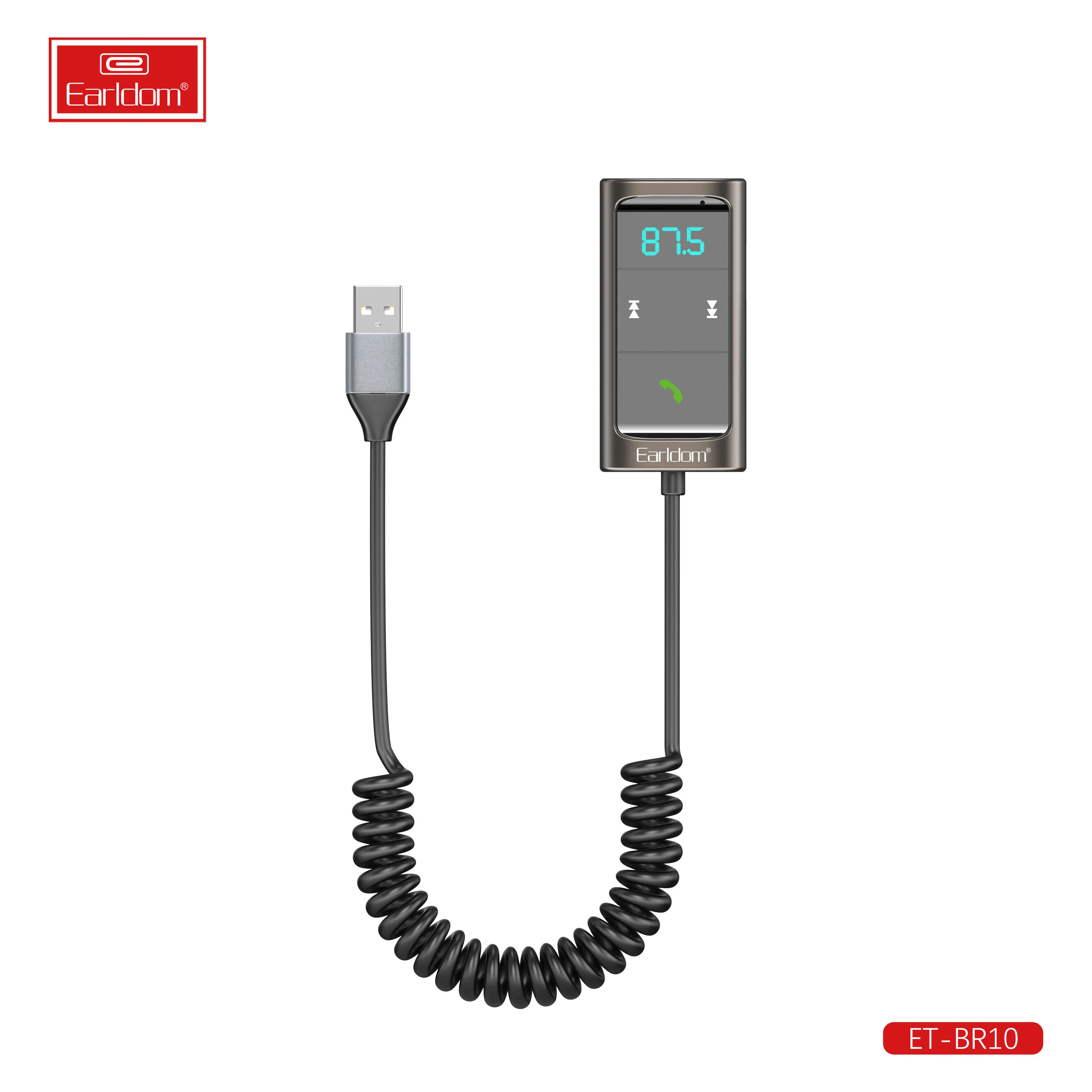 EARLDOM 2023 Новый USB Bt5.0 приемник передатчик Aux автомобильный стерео музыкальный аудио FM-передатчик для автомобиля