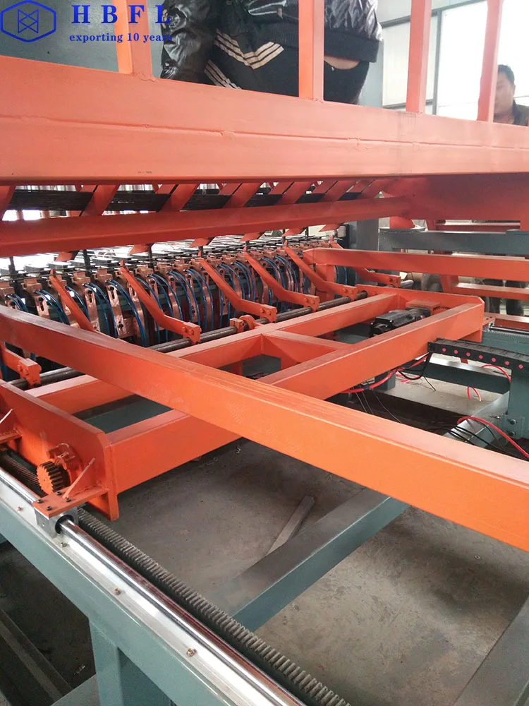 HBFL automatic steel wire pvc coated mesh spot welding machine price