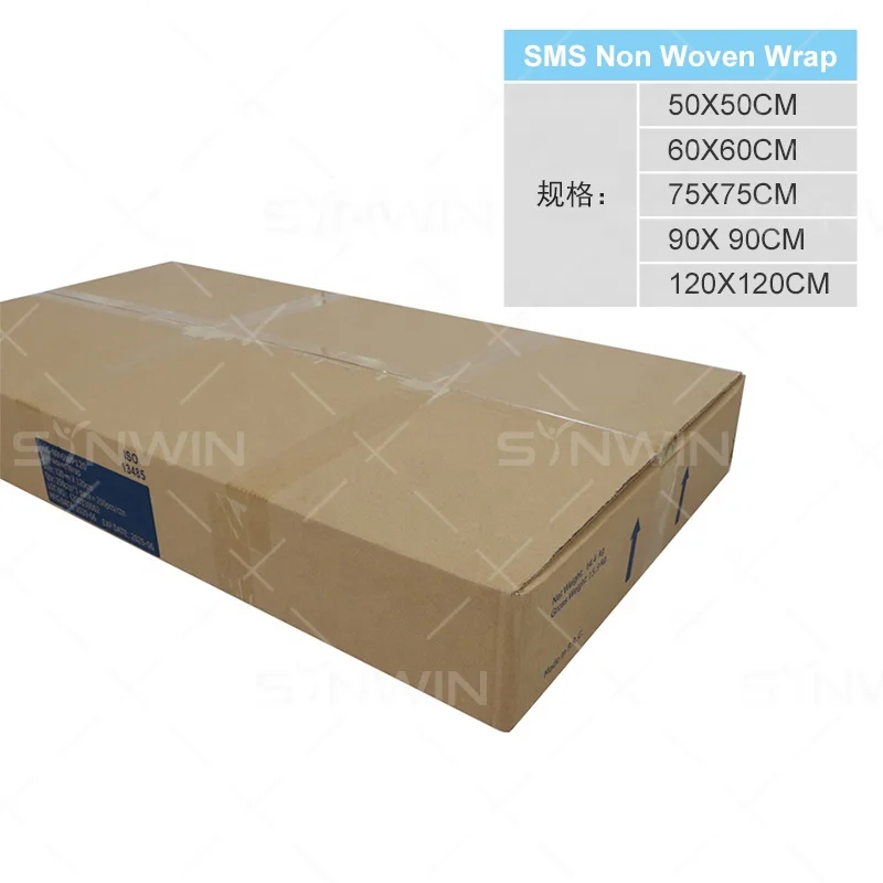 Sms Fabric 40 Gsm S.ss.sms Smms Medical Non Woven Fabric  Sms  Sterilization wrapping  Non-woven Fabric