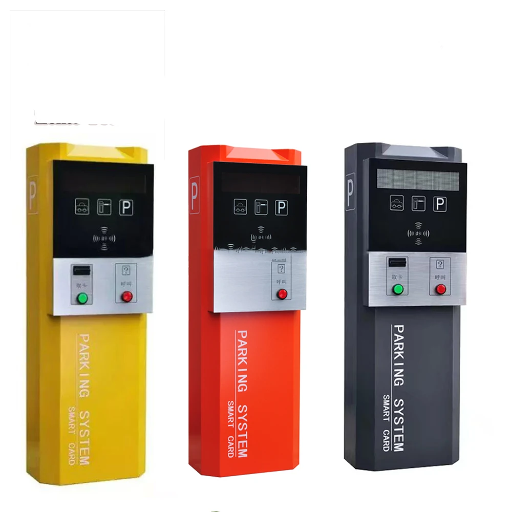 Zento Car Park Smart Auto Emergency Button Ticket Dispenser Rfid Card Parking Equipment Management System
