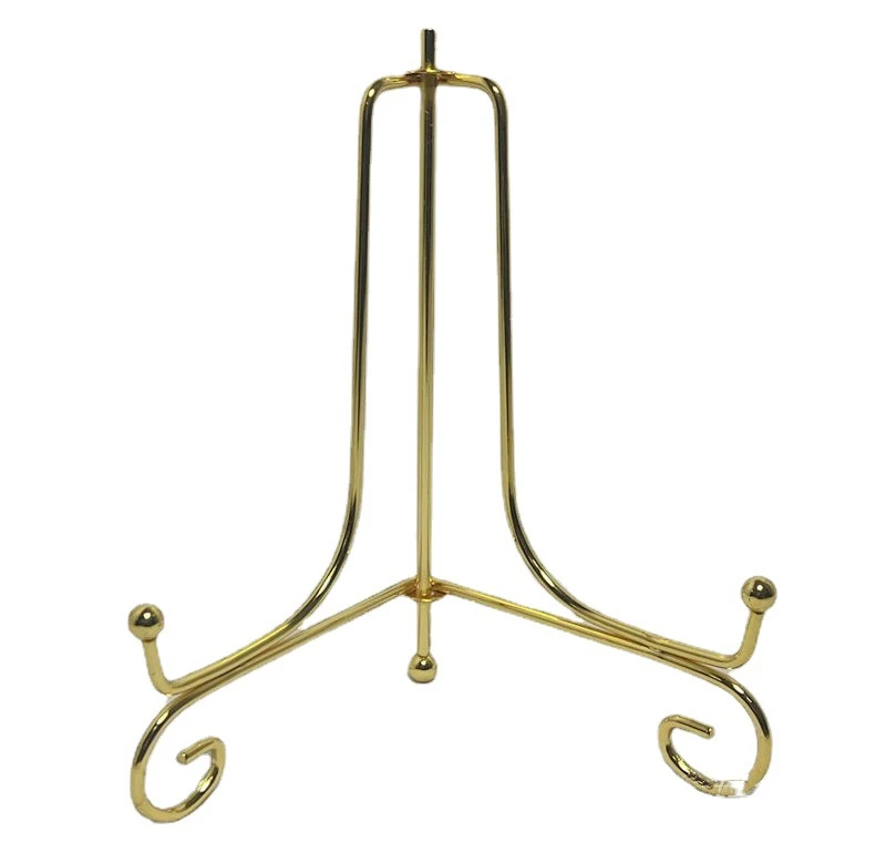 Metal Foldable Stand Rack Easy Storage and Display Portable Sturdy Construction for Home Office Organization Decoration