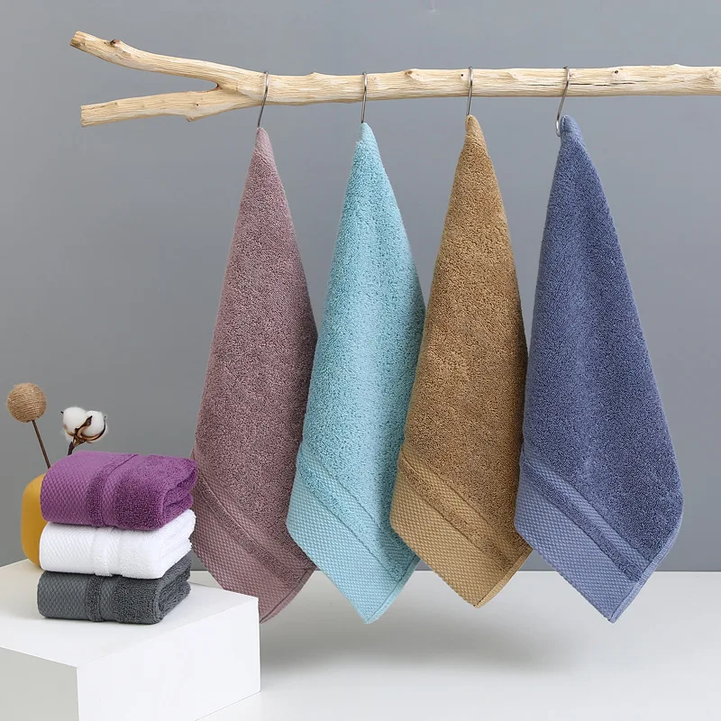 Highly Absorbent Hand Towel Set For Home cotton Bath Towel Hand Towel Set High Quality Cotton Wash Cloth With Custom Logo