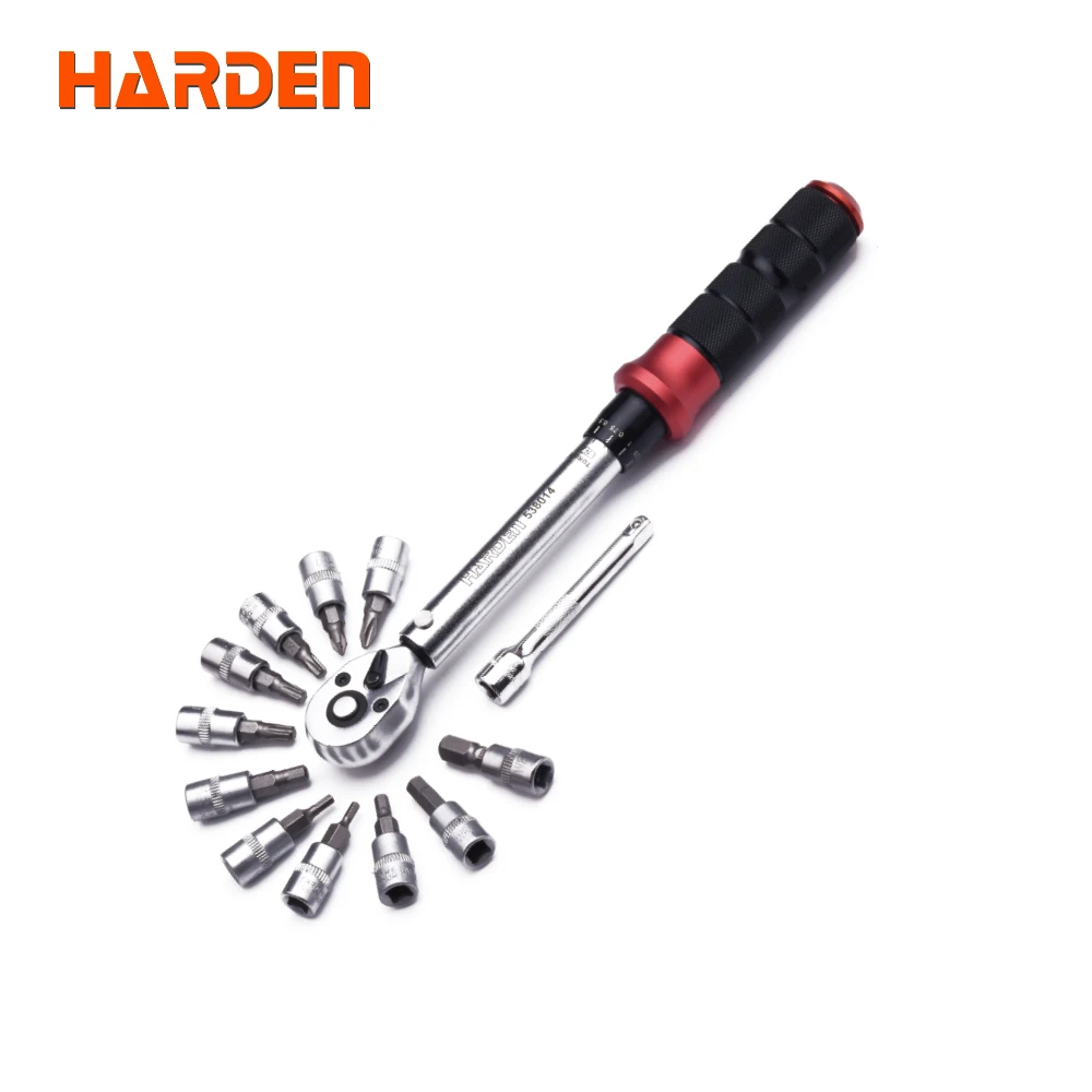 Лидер продаж Harden, ручной инструмент 1/4, 3/8, 1/2, 210 нм, 350 нм, набор микрометрических динамометрических ключей