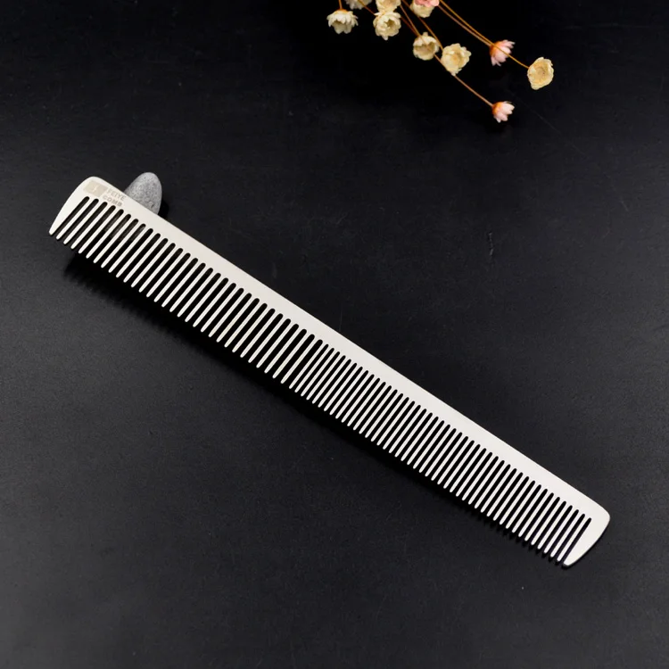 Factory design customization wholesale anti-static anti-tangling hairdressing comb barber comb  metal comb for salon