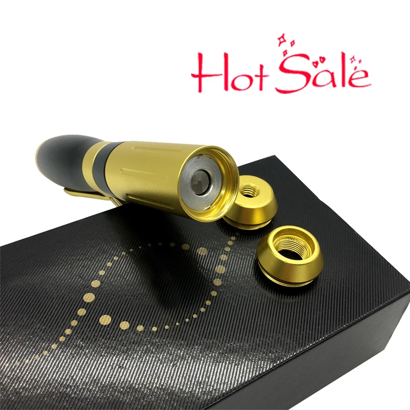 High profesional  lip ampoules gel  0,5ml black gold pen  for cross linked hyaluronic acid ha 10ml