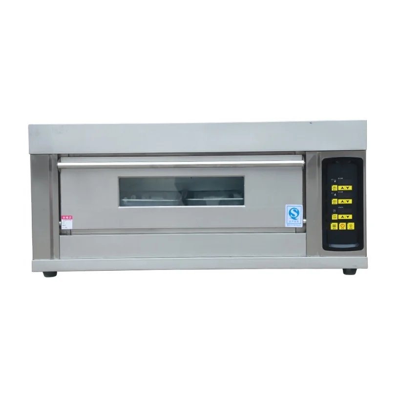 
High quality bakery electric deck oven with microcomputer control panel 