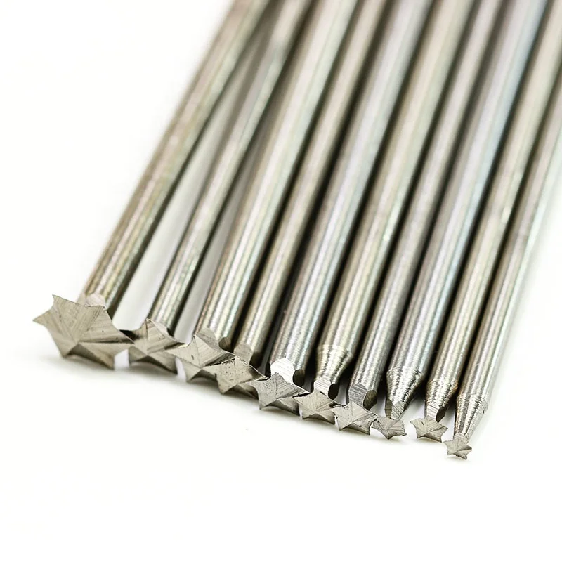 Five-pointed star woodworking electric carving knife Dremel Rotary Tool HSS drill bit