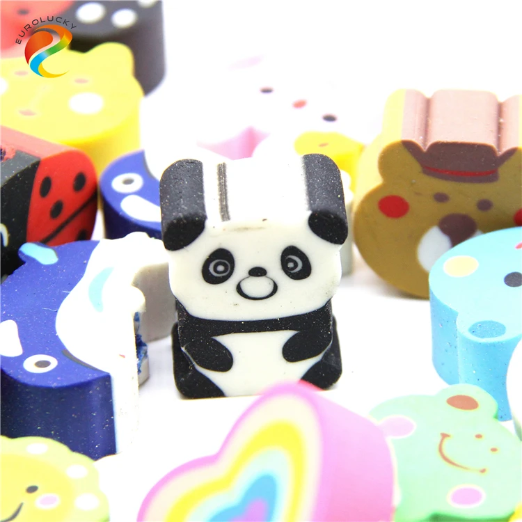 HotSale cute animal Promotional Custom pencil eraser cartoon Erasers