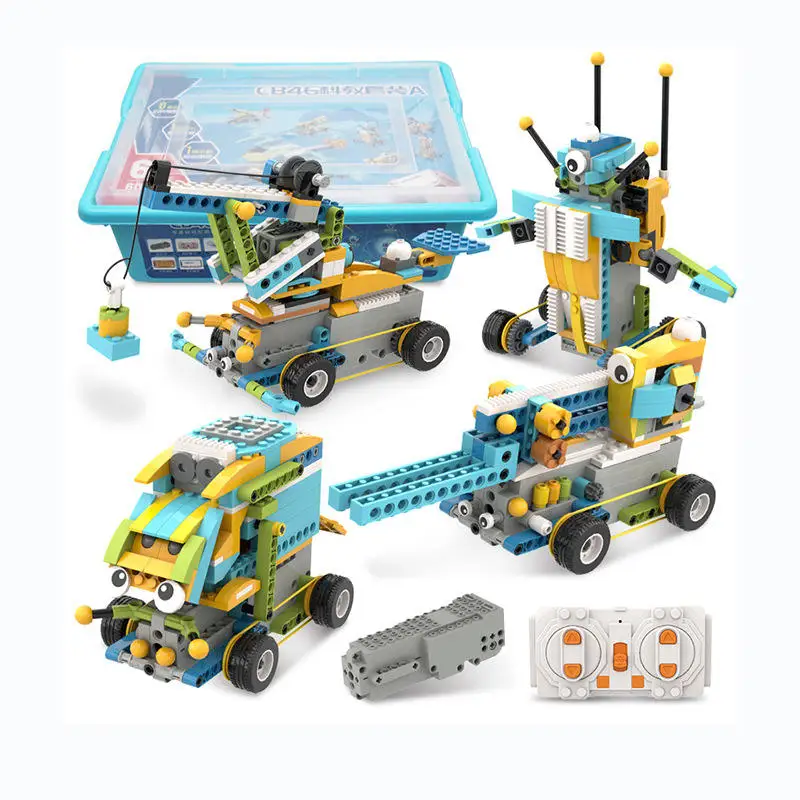 SY24 50 in 1 Stem Programming Kit Robotica Coding Robot Kids Learning Toys  Blocks Kits Compatible Robot Construction Kit
