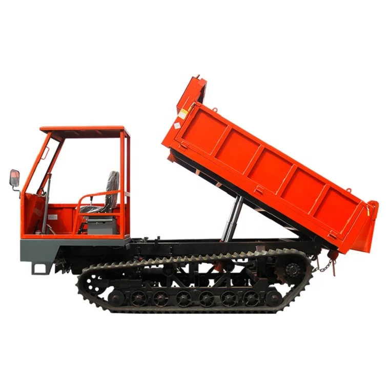 6 Ton 8 Ton Engine Powered Rubber Track Crawler Carrier for Construction