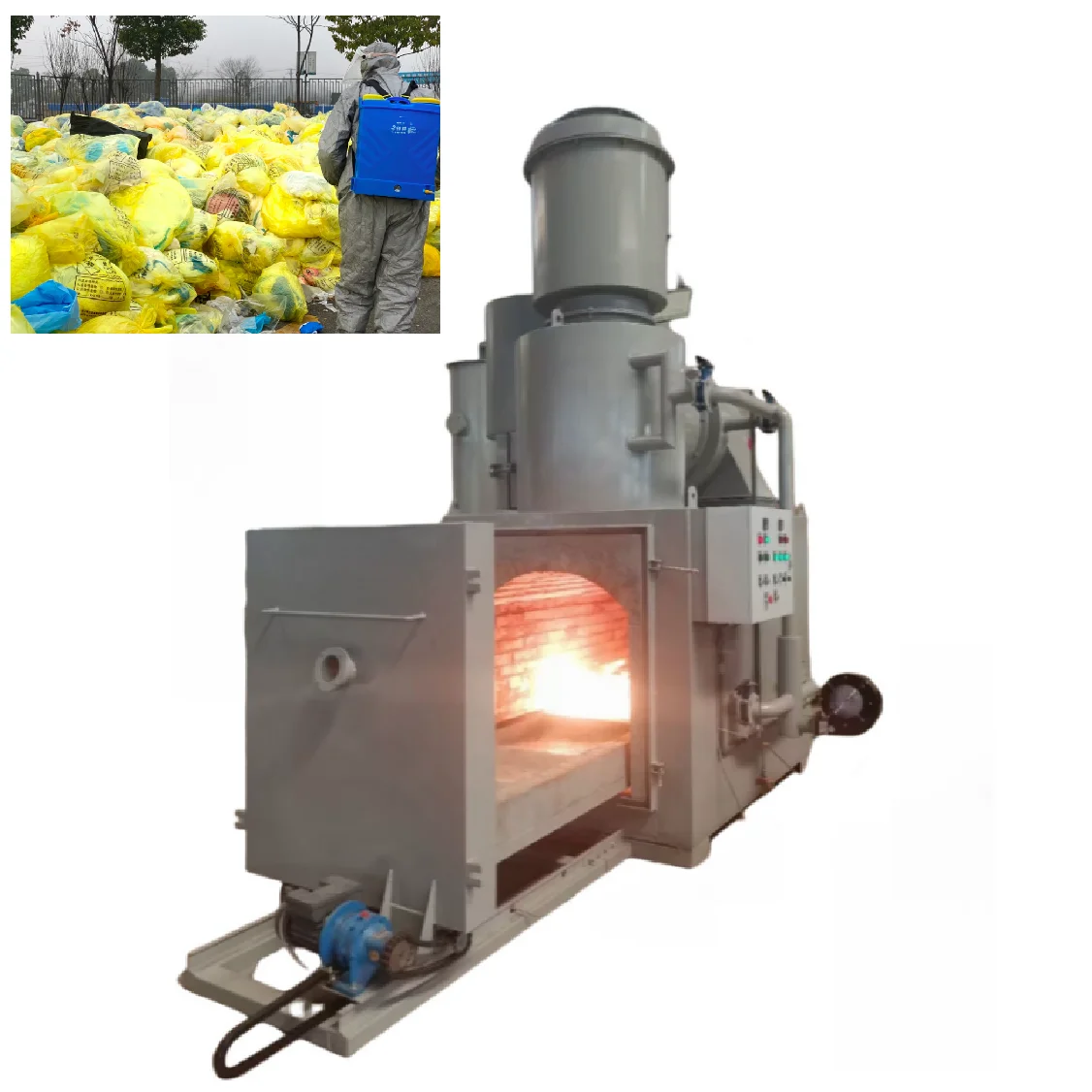 High quality waste incinerators for sale medical waste incinerator biomedical waste incinerator