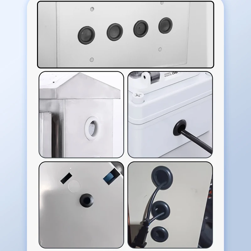 Oval protection coils, double-sided dust protection rubber rings Rubber products Oval rubber grommets