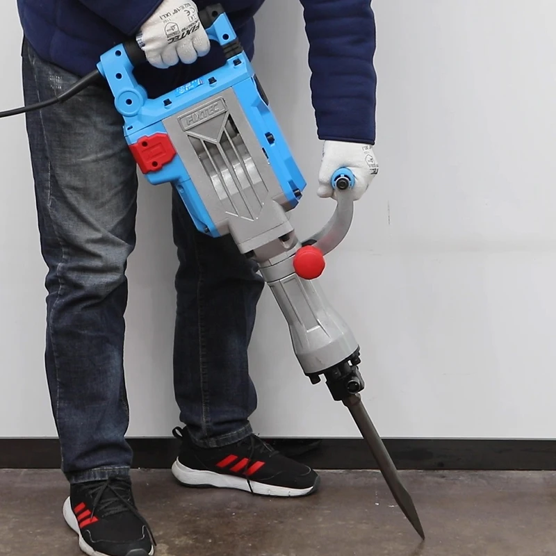 FIXTEC Hammer Jack Heavy Duty Electric Demolition Hammer with Demolition Hammer Drill