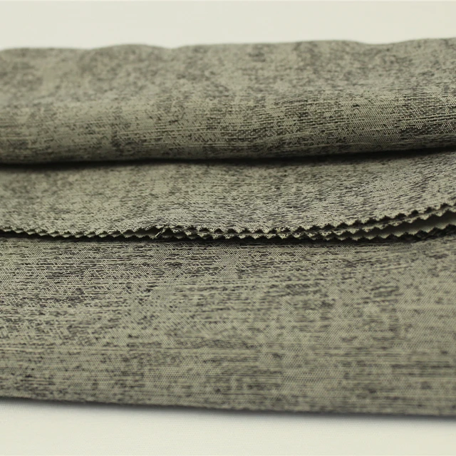Factory Sale Various high quality thermal faux linen curtain fabric100% blackout curtain cloth fabric in china