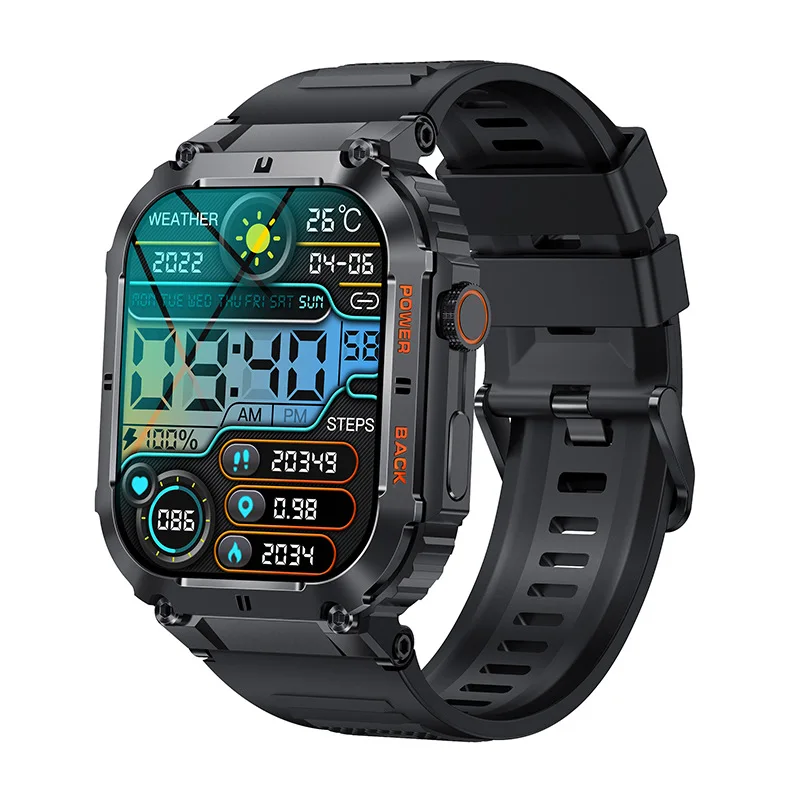 Умные часы K57 Pro мужские Смарт-часы с Bluetooth 400 мАч 1 96 дюймов