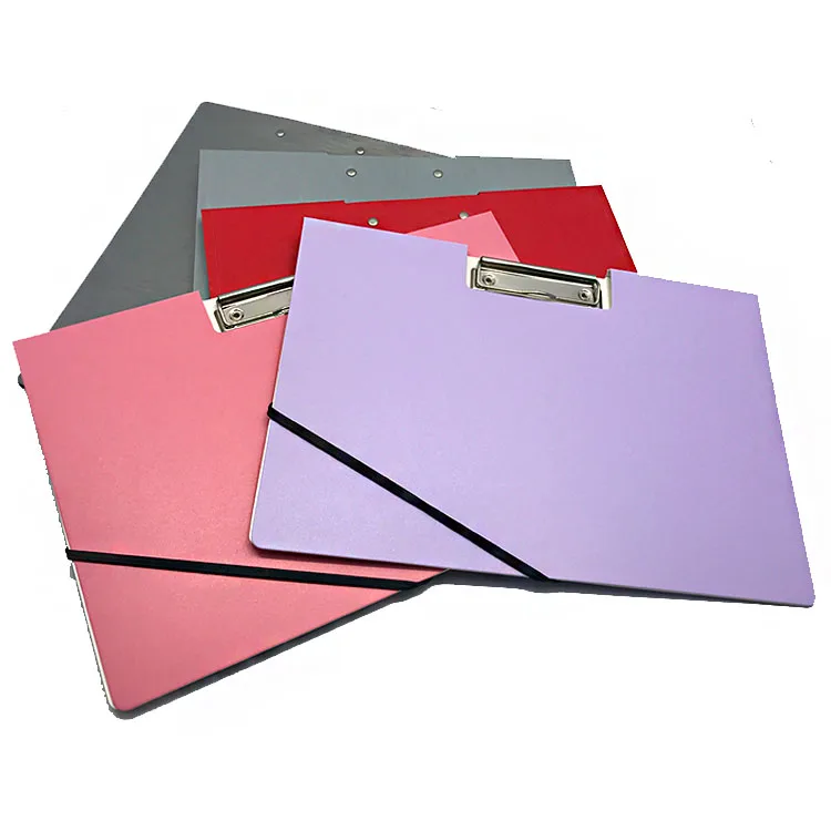 custom size/color white PP cardboard file folder with fasteners make paper