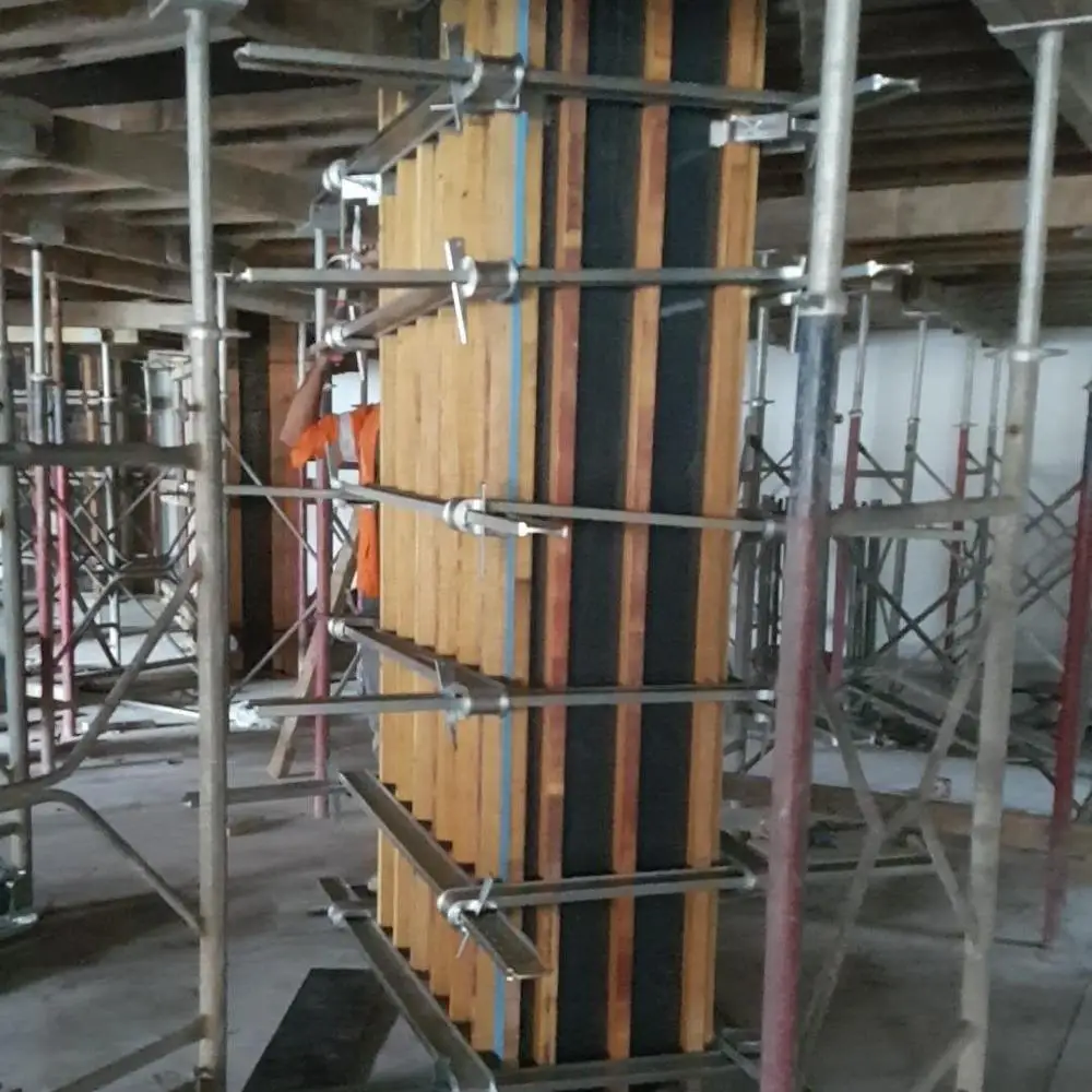 
Adjustable Single Bar Clamps Used in Shuttering Column Forms 