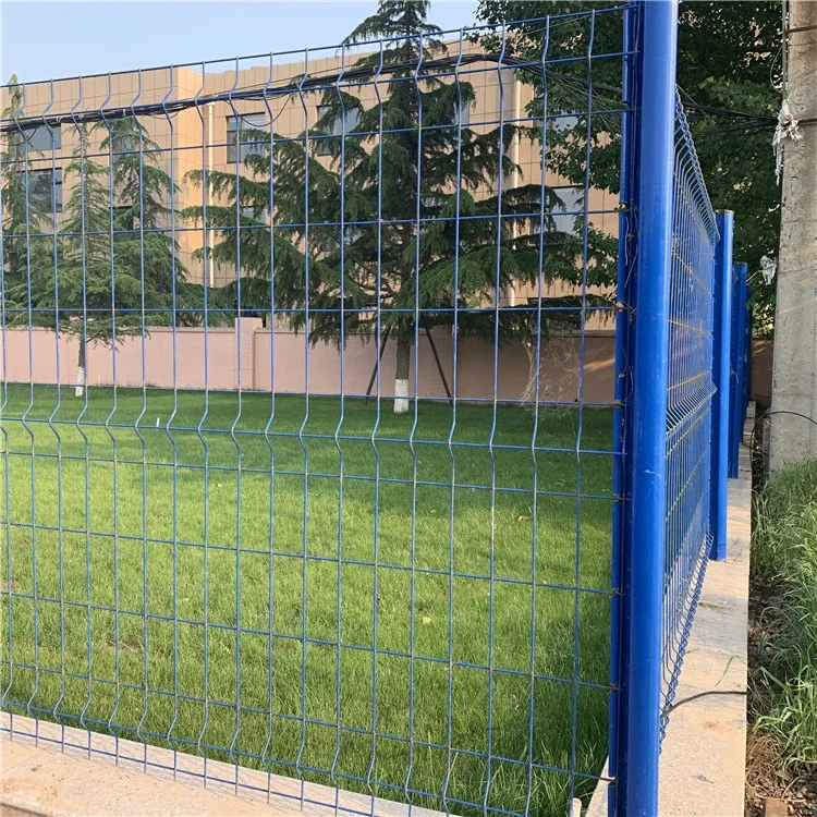 Low Price Triangle Bends Wire Mesh Fence Net Green 3D Fence