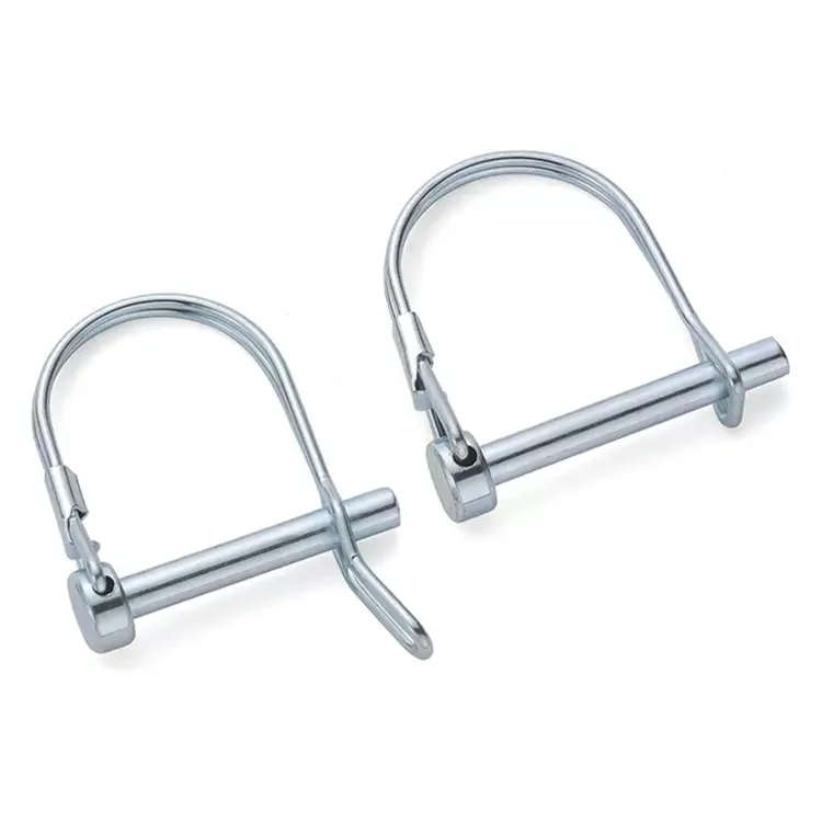 Snapper pin Stainless steel Square or round shaft locking safety wire-lock clevis tab lock pin for trailer