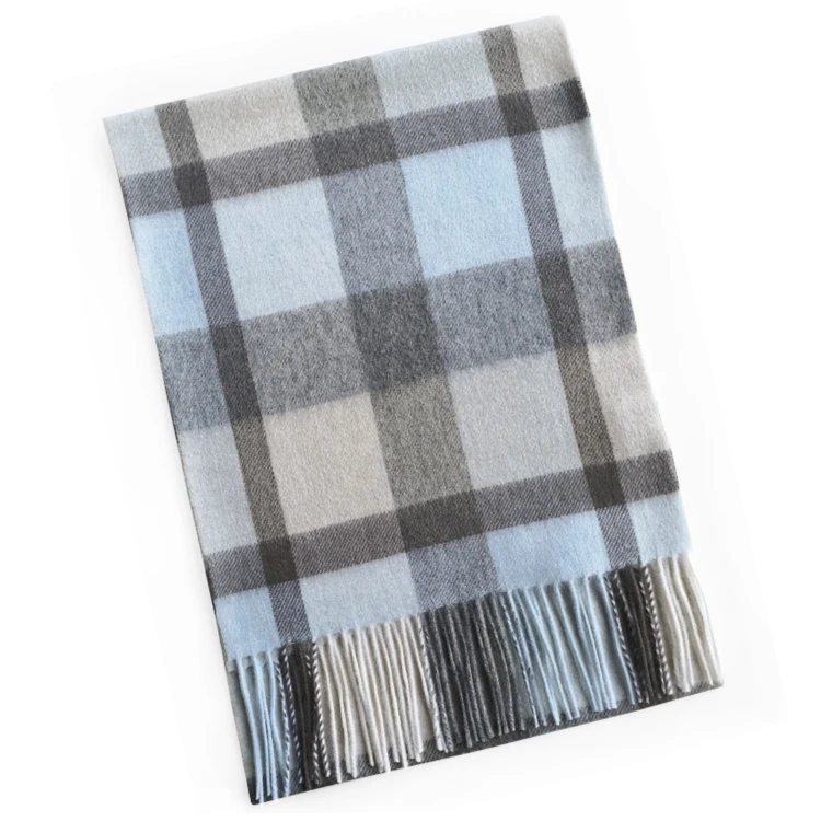 Inner Mongolia 100% Cashmere Scarf Tassel Luxury Winter Man Neck Cashmere