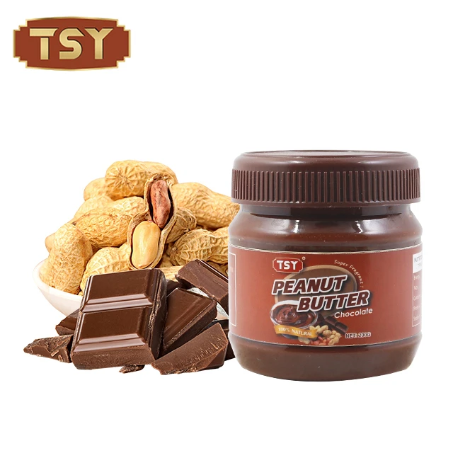 TSY Foods Wholesale Nongmo Peanut Paste Brand Top Quality Premium Cheap Chocolate Peanuts Butter