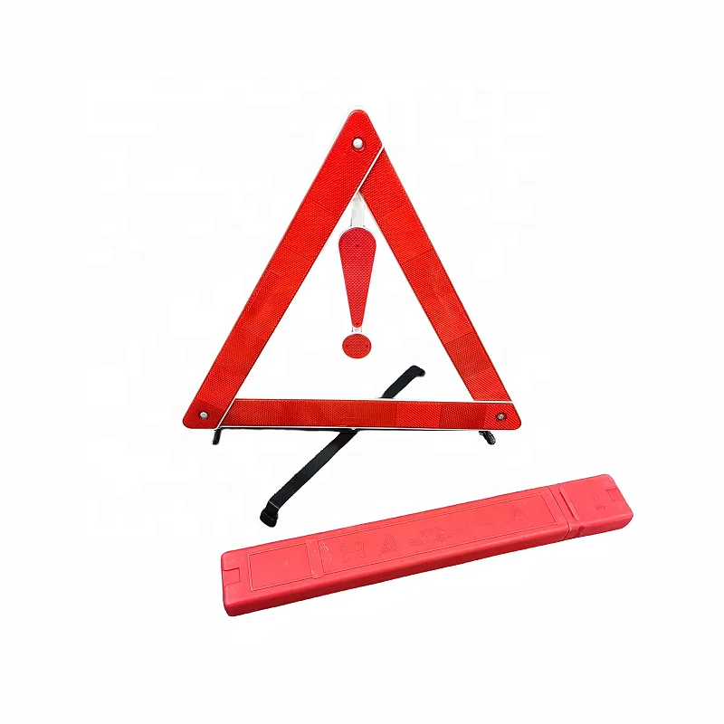 Traffic safety reflector car emergency tools warning triangle foldable hot sale warning triangle traffic sign