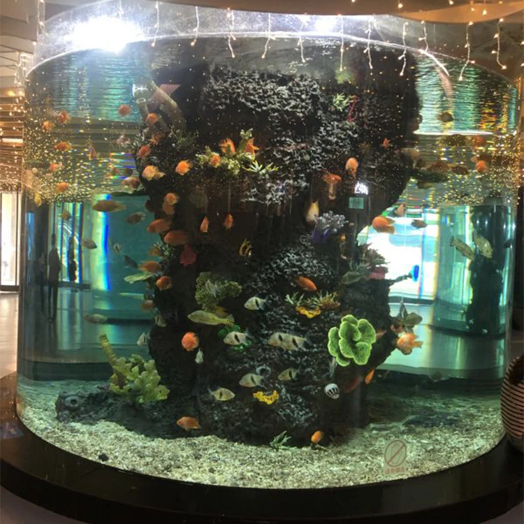 What is  Big Size Heat Resistant Good Quality Big Aquariums,Round Acrylic Aquarium@