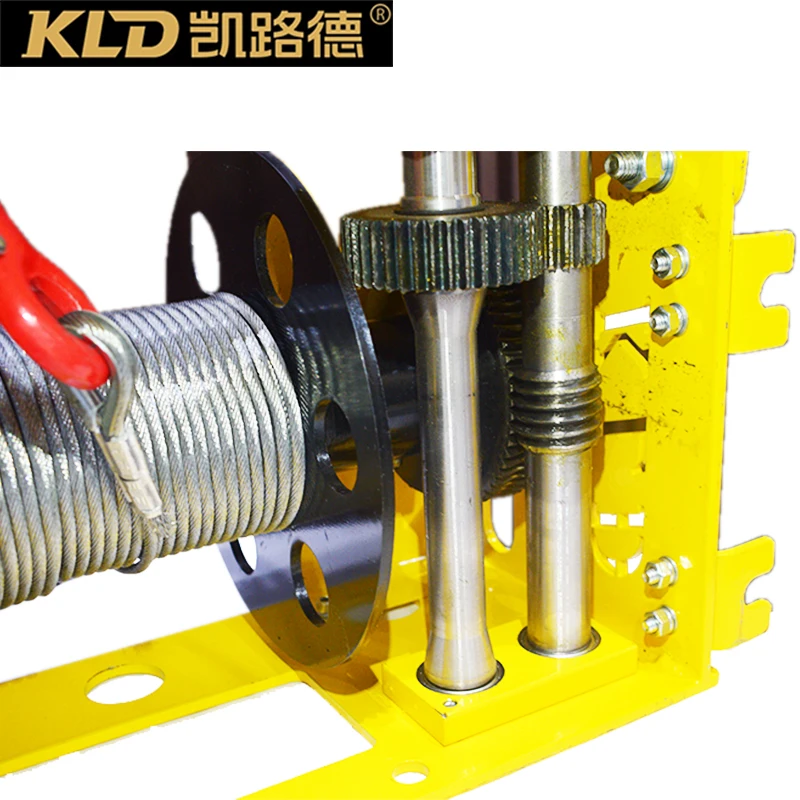 Hand winch fast and slow two-speed traction lift manual winch can be docked to electric, pneumatic tools 1T2T manual turbo winch