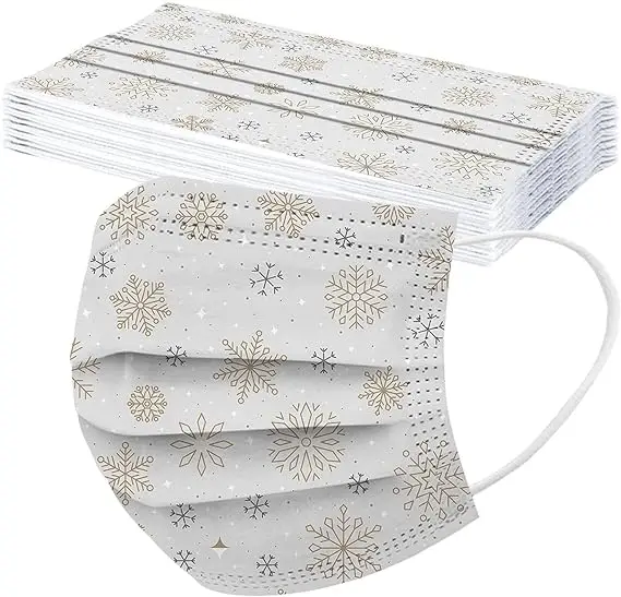 Disposable Earloop Pink Blue Black White Mouth Mask 3 Layers Meltblown Non-Woven Breathable Face Masks