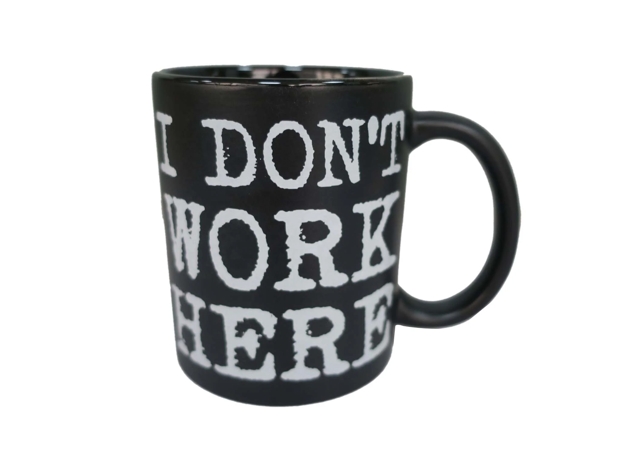 plain black matt custom logo printing ceramic stoneware chalk mug