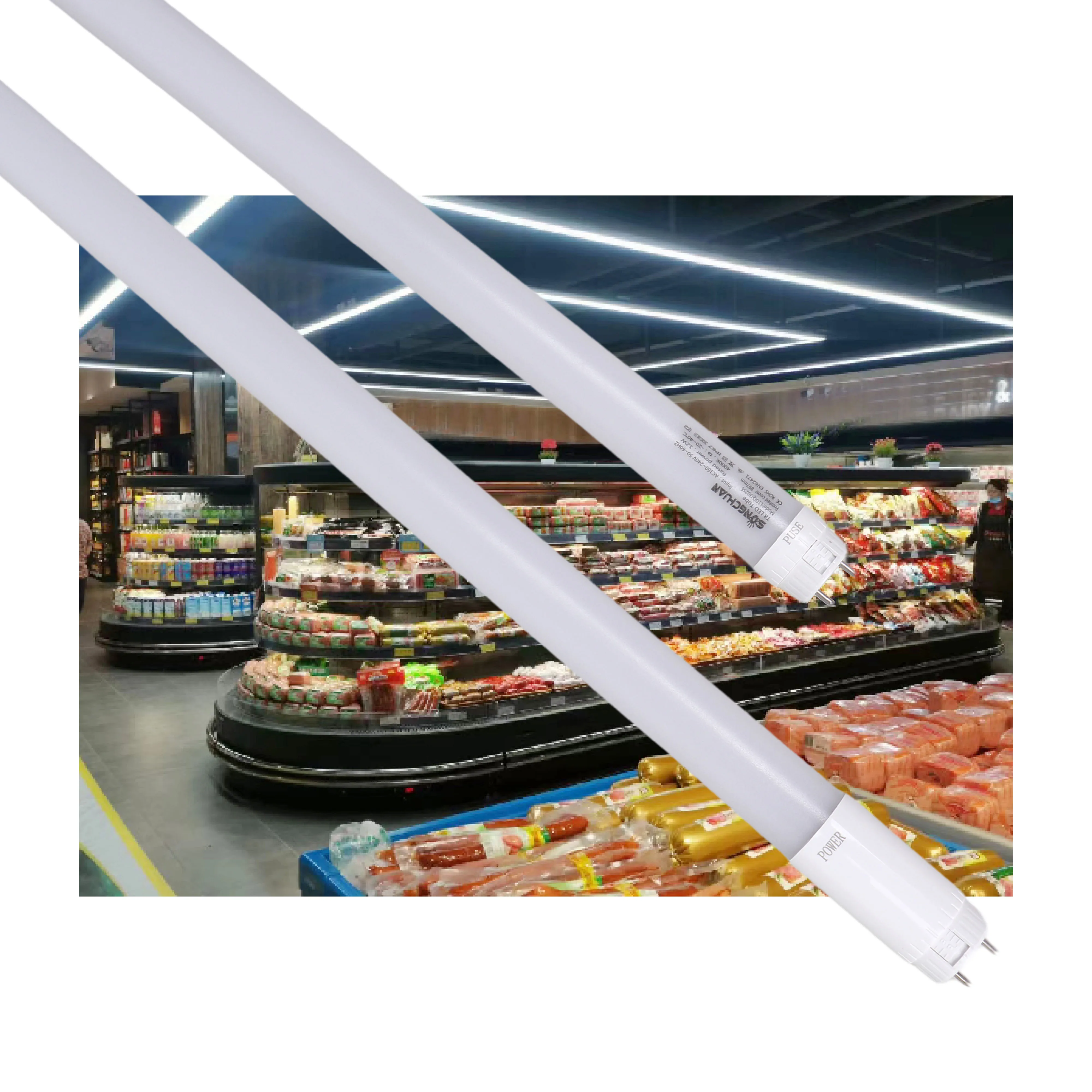 Outdoor Lighting Cold White T8 Freezer Led Light Waterproof Refrigerator Tube Lamp