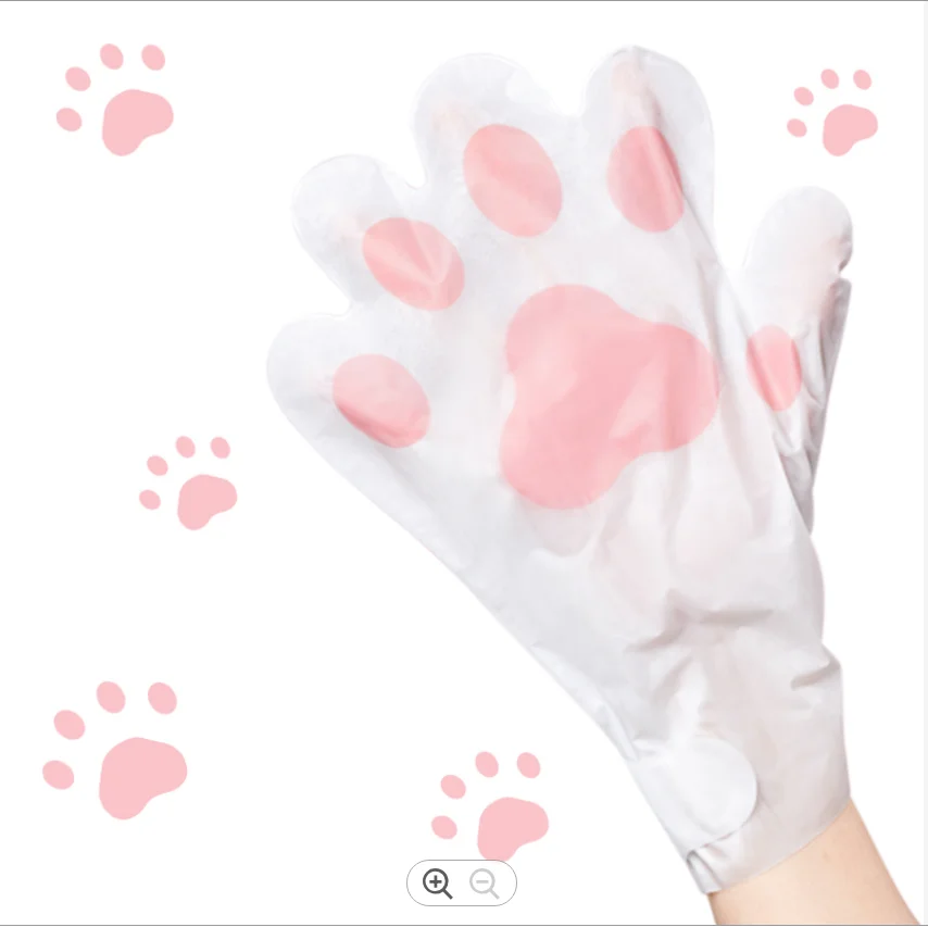 Увлажняющая восстанавливающая отшелушивающая маска для рук никотинамид отбеливающая маска для рук в виде кошачьей лапы от частного бренда