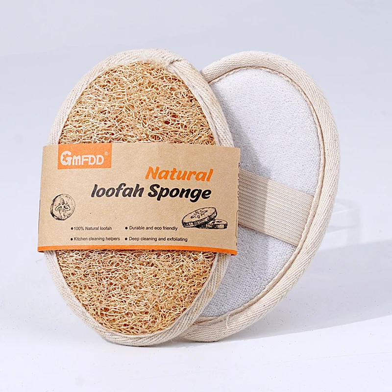 Loofah body wash sponge reusable multipurpose cleaning tools Bathing kitchen cleaning coaster exfoliating