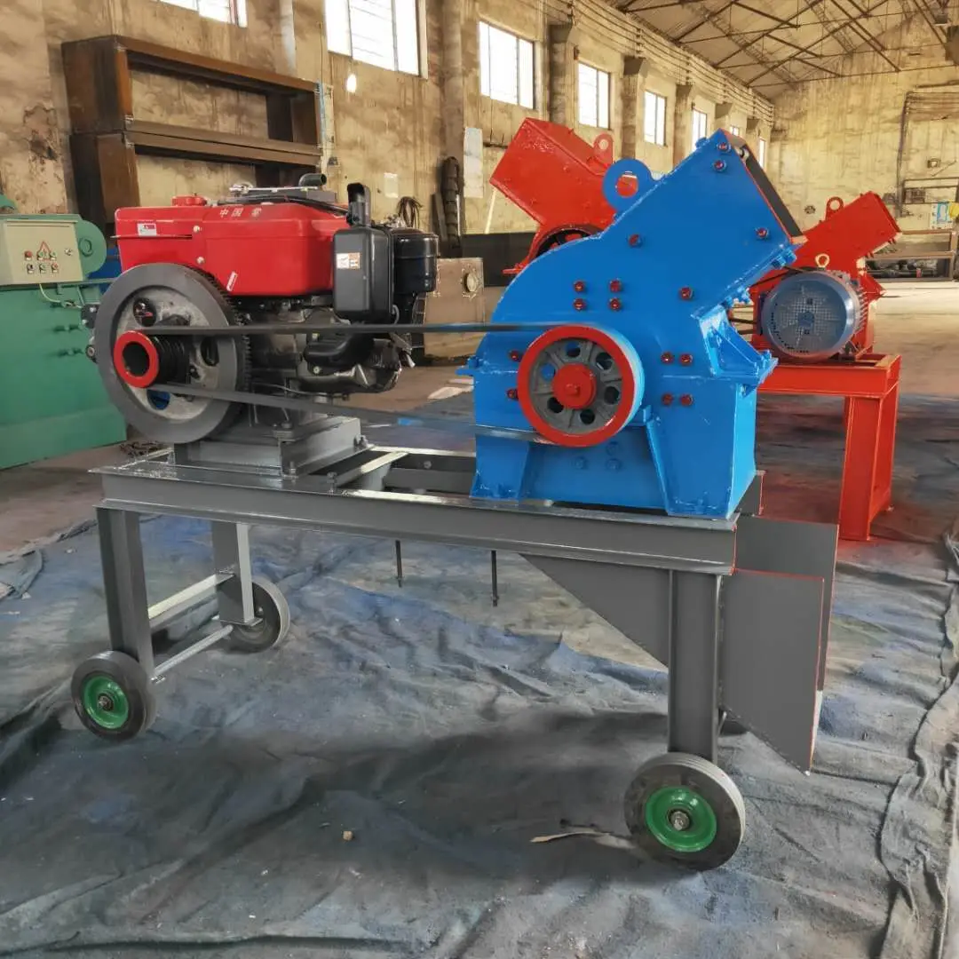 Manual stone crusher  machine rock crushing machinery stone hammer mill crusher