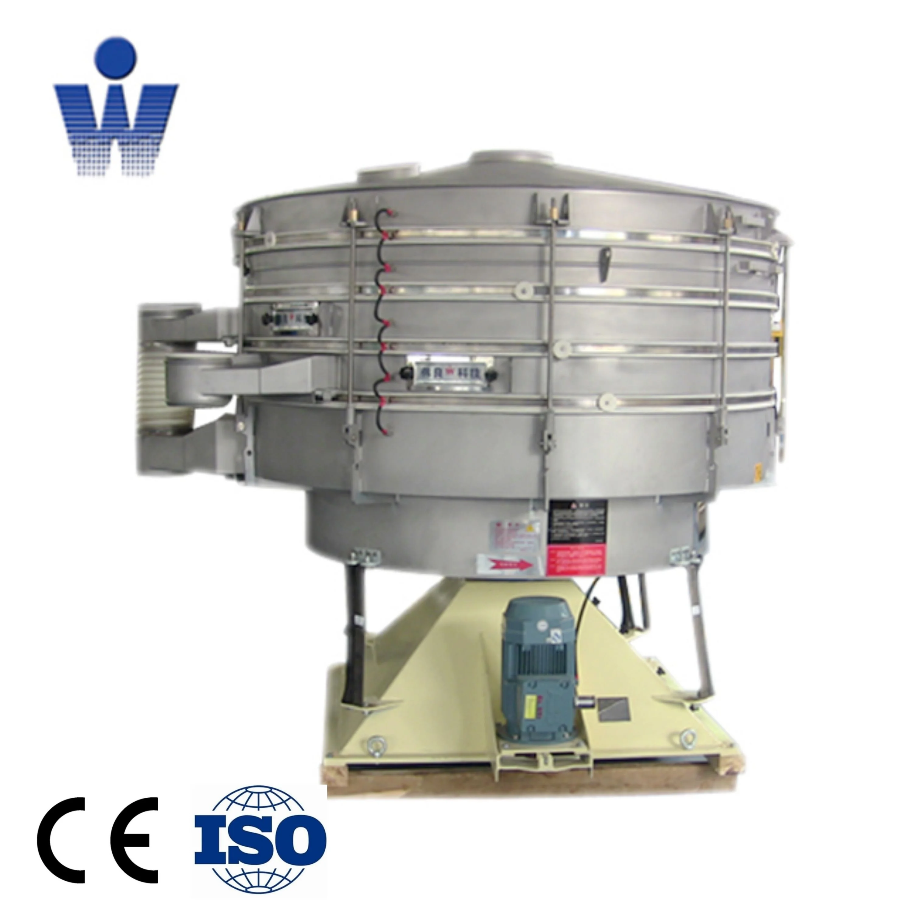 Circular trommel sieves with a diameter 1000 2600 mm for the food processing industry tumbler vibrating screen