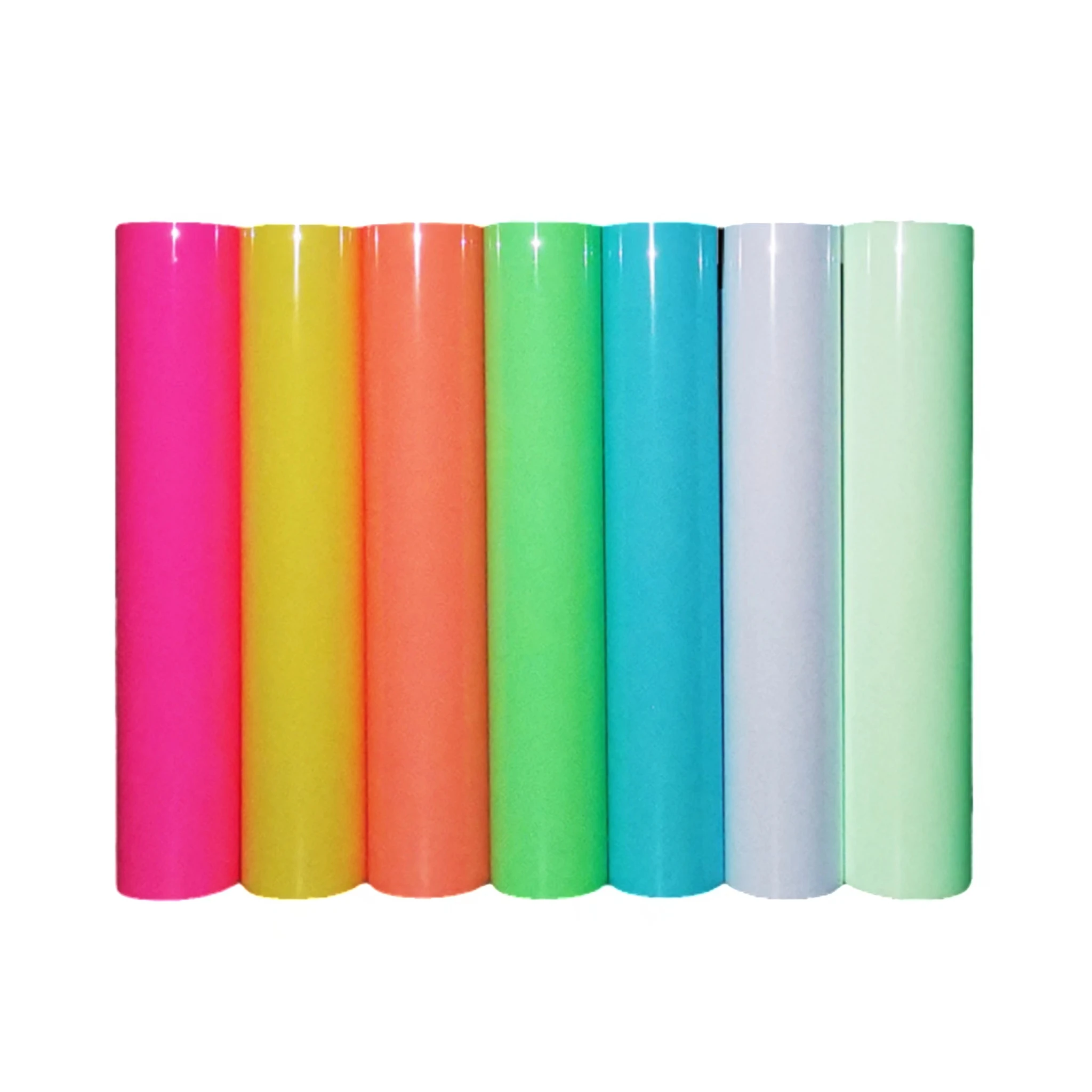 3d htv glowing glow in the dark puff vinyl changing color heat transfer vinyl printable sheets rolls for t-shrit