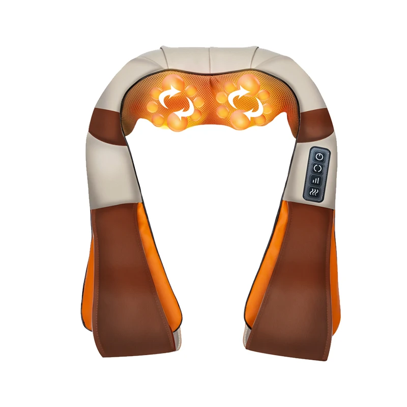 
High Quality Muscle Relaxation Neck Kneading pump massage shiatsu back massage 3d neck and back massage shawl 