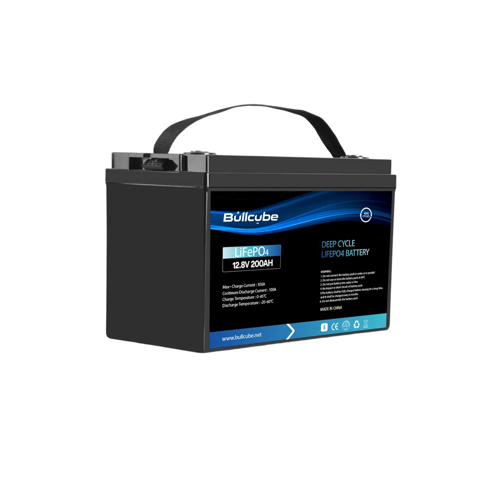 Bullcube 2560wh waterproof batterie lithium 200ah long lifespan battery 200ah 12v solar 12v 200ah lithium battery