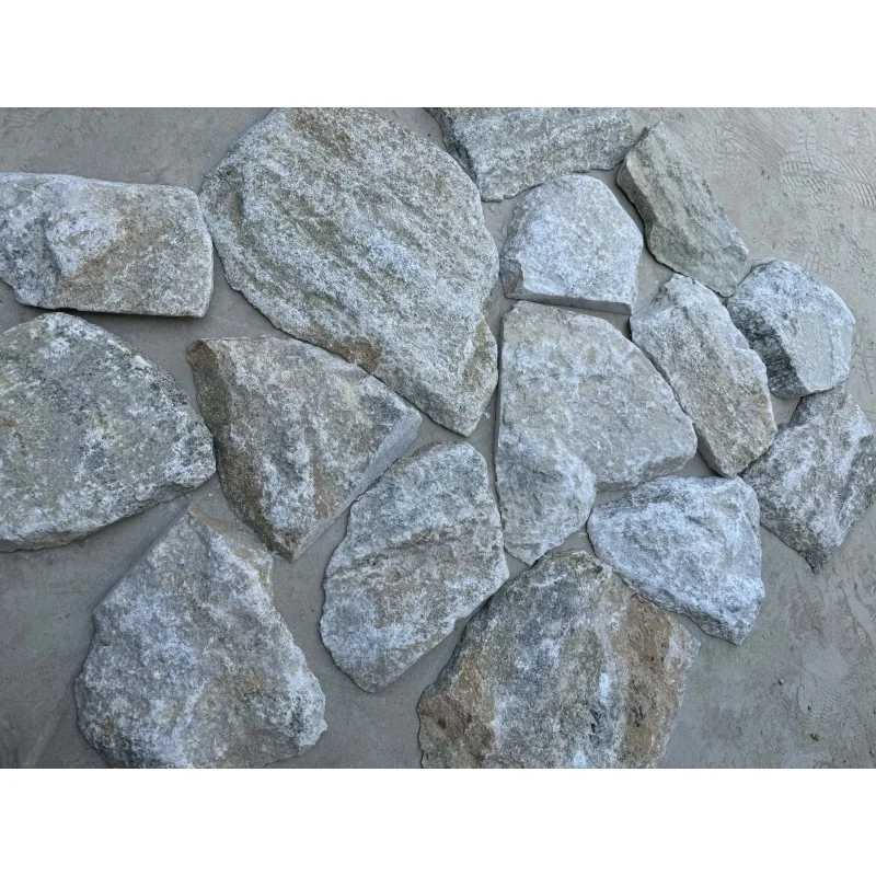 SHIHUI Tiger Yellow Quartzite Blue Pearl Wall Cladding Stone Modern Design Wholesale Natural Culture Dry Stack Villa Exterior