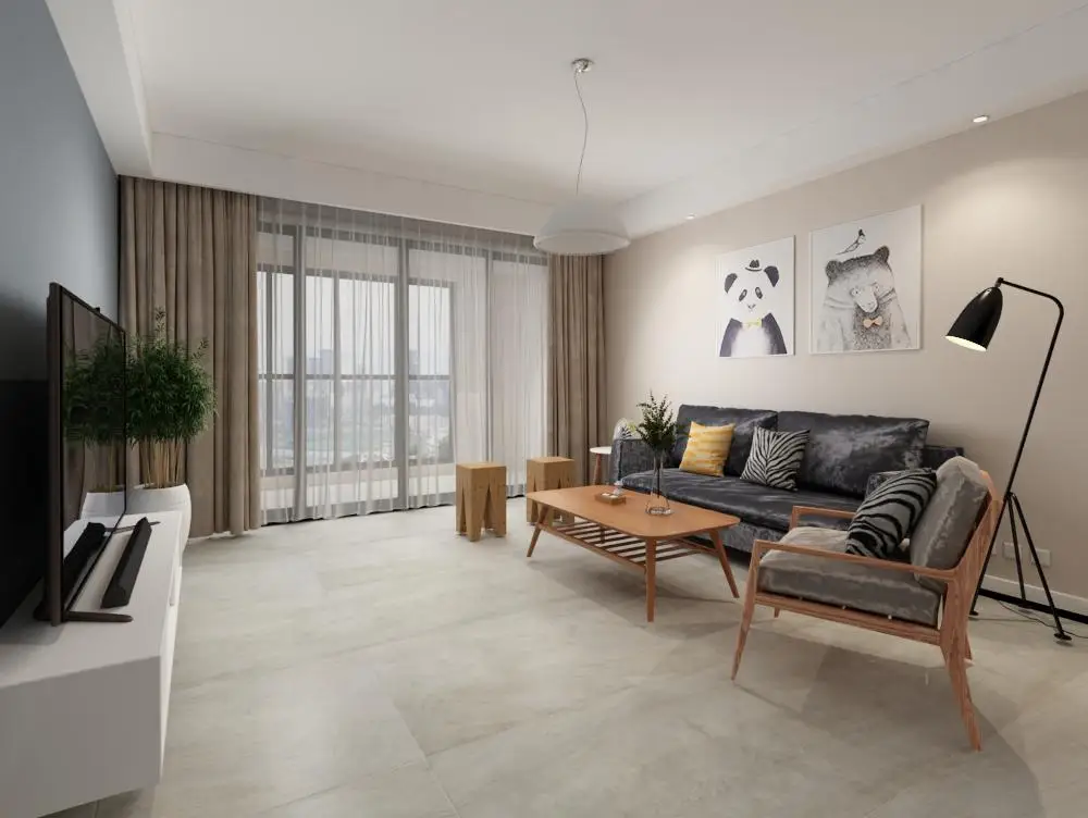 Customized Size Waterproof Stone Plastic Composite PVC Flooring